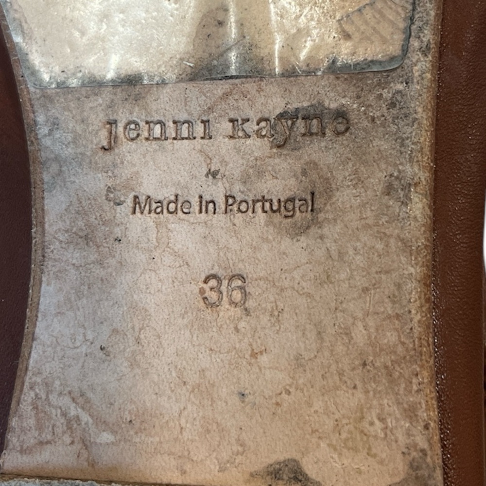 Jenni Kayne Charlotte Ballet Leather Flats in saddle size 6 - Picture 9 of 10